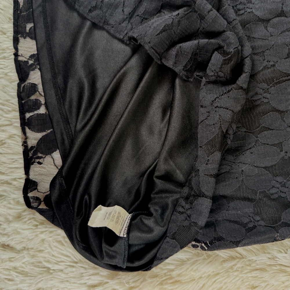 Vintage‎ Show Me Your Mumu Small Lace Mini Dress Black Witchy Whimsigoth Fairy - Picture 4 of 12